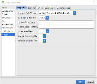 Project Structure(android studio 3.0.1)