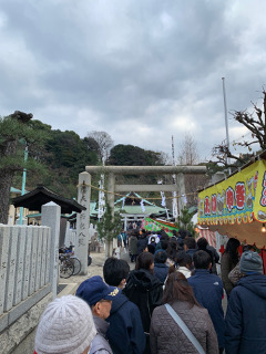 ../比治山神社参道風景