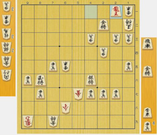 ../ぴよ将棋、Lv17ひよえ後手-プレイヤー(R837)第一局終局場面