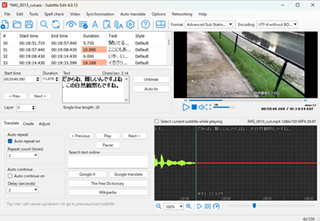 Subtitle EditorASSiAdvanced SubStation Alphaj`